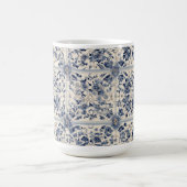 海軍ペルシャ絨毯パターン コーヒーマグカップ (中央)