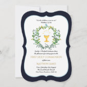 海軍ボーイズ第一聖餐式招待状 招待状 (正面)