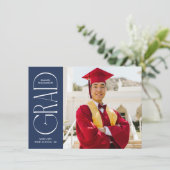 海軍ミニマモダンリストの卒業発表 招待状 (スタンド正面)