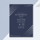 海軍モダンと白企業の人退職金 招待状