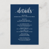 海軍モダンの素朴詳細·エンクロージャ·カード エンクロージャーカード (正面)