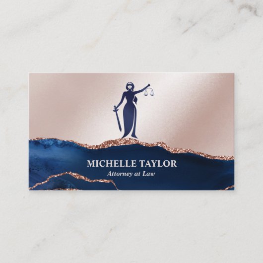 海軍モダンバラ金ゴールド弁護士弁護士事務所 名刺 (正面)