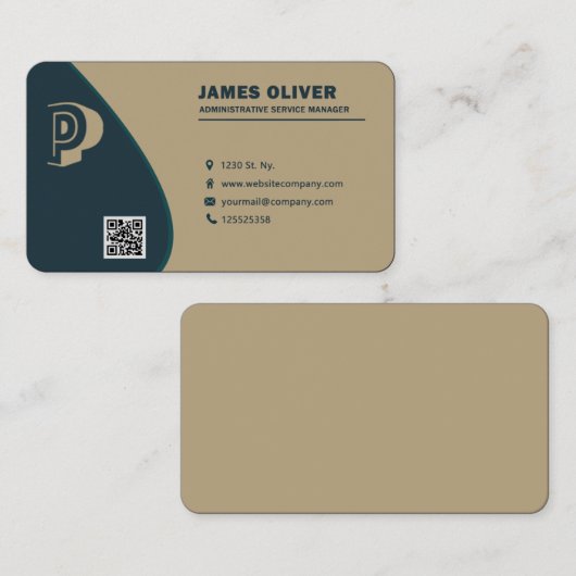 海軍モダン事務局長 名刺 (正面/裏面)