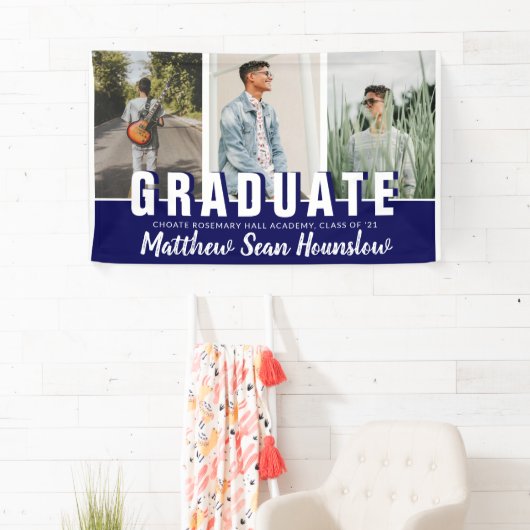 海軍モダン卒業生3写真部卒業 横断幕 (インサイチュ)