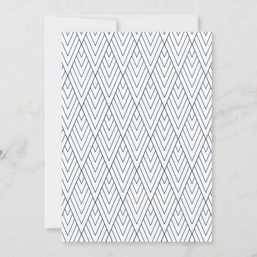 海軍モダン卒業 案内状 (裏面)