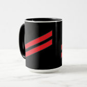 海軍ランクE-2消防士 マグカップ (正面左)