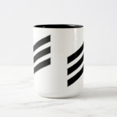 海軍ランクE-3船乗り ツートーンマグカップ (中央)