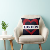 海軍ロンドンのハートの装飾用クッション クッション (椅子)