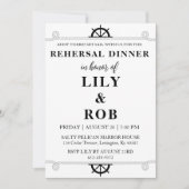 海軍ロープリハ航海のーサルディナー招待状 招待状 (正面)