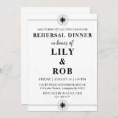 海軍ロープリハ航海のーサルディナー招待状 招待状 (正面/裏面)