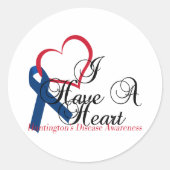 海軍一流のハンティントンの病気の認識度 ラウンドシール (正面)