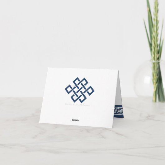 海軍中国ののエレガンスサンキューカード サンキューカード (裏面)