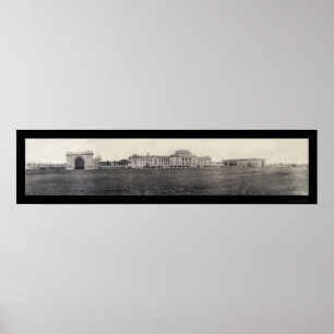 海軍兵学校の建物の写真1909年 ポスター