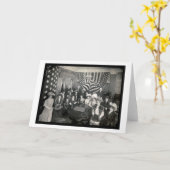 海軍兵学校は写真1908年を後援します カード (黄色い花)