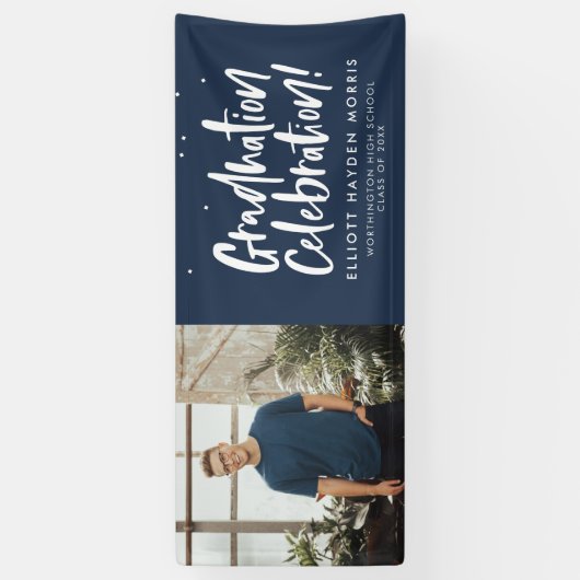 海軍卒業党 横断幕 (縦)