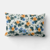 海軍及びオレンジ植物学 ランバークッション (裏面)