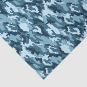 海軍及び淡いブルーのカムフラージュパターン 薄葉紙 (詳細)