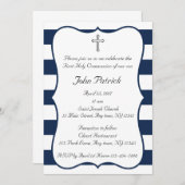 海軍及び白い聖餐 招待状 (正面/裏面)