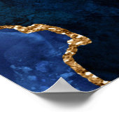 海軍及び金ゴールドアゲ結婚ートの歓迎 ポスター (角)