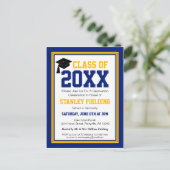 海軍及び金ゴールド卒業党 インビテーションポストカード (スタンド正面)