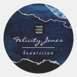 海軍及び銀大切灰石企業の ラウンドシール