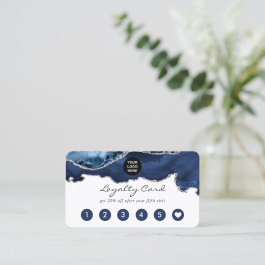 海軍及び銀大切灰石企業の ロイヤリティカード (スタンド正面)