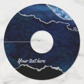 海軍及び銀大切灰石 ワイングラスタグ (正面)