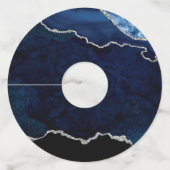 海軍及び銀大切灰石 ワイングラスタグ (裏面)