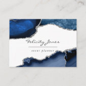 海軍及び銀瑪瑙大切石 名刺 (正面)