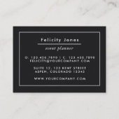 海軍及び銀瑪瑙大切石 名刺 (裏面)