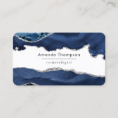 海軍及び銀瑪瑙大切石 名刺 (正面)