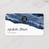 海軍及び銀瑪瑙大切石 名刺 (正面)