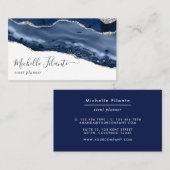 海軍及び銀瑪瑙 名刺 (正面/裏面)