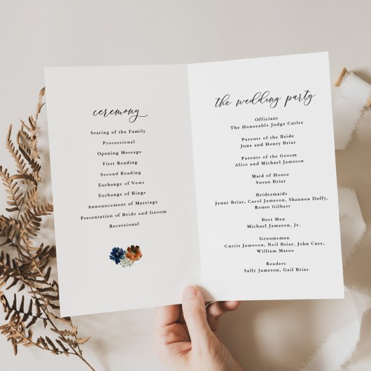 海軍及び錆びぼほフローラ紙ブックレットプログラム チラシ