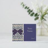 海軍名刺のタンのエレガントなレース 名刺 (スタンド正面)