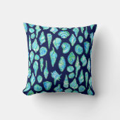 海軍名門私立校風のの貝殻 クッション (正面)