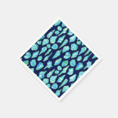 海軍名門私立校風のの貝殻 スタンダードカクテルナプキン (角)