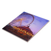 海軍埠頭の観覧車と回転木馬 タイル (側面)