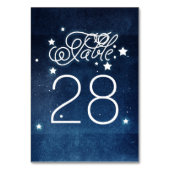 海軍夜は結婚式を主演します テーブルナンバー (裏面)