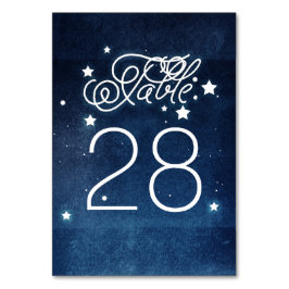 海軍夜は結婚式を主演します テーブルナンバー