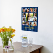 海軍大学院K-12スクリプト写真コラージュ実在金ゴールド 箔ポスター (レイダウン (キッチン))