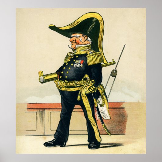 海軍大将王室の将 ポスター (正面)