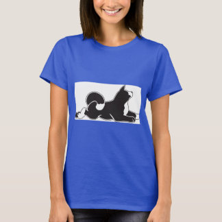海軍女性の火星の秋田のTシャツ Tシャツ