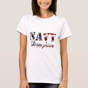 海軍娘の米国旗 Tシャツ
