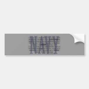 海軍宣誓 バンパーステッカー