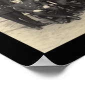 海軍将校オンボードWWI写真1918 ポスター (角)