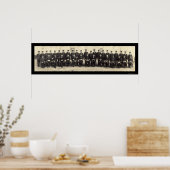 海軍将校オンボードWWI写真1918 ポスター (キッチン)