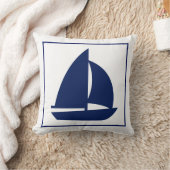 海軍帆船 クッション (ブランケット)