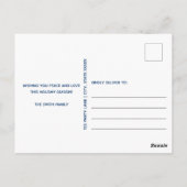 海軍平和クリスマス ポストカード (裏面)