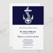 海軍引退式 招待状 (正面/裏面)